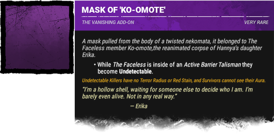 Mask Of ‘Ko-omote’