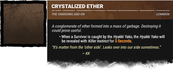 Crystalized Ether