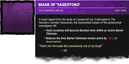 Mask Of ‘Yaseotoko’