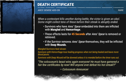 Death Certificate