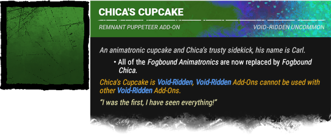 chica's cupcake