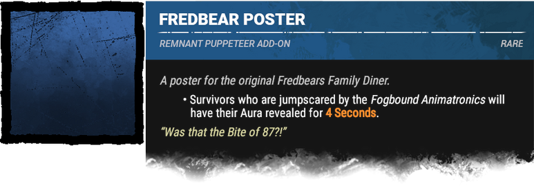 fredbear poster