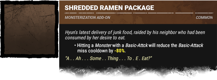 Shredded Ramen Package