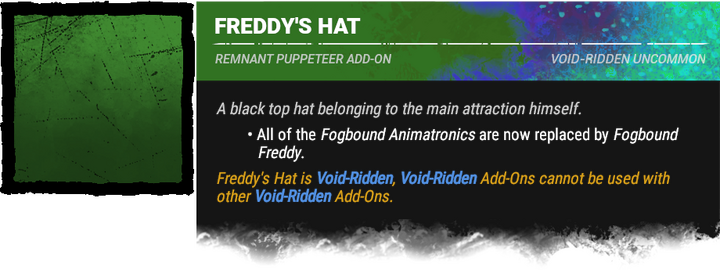 freddy's hat